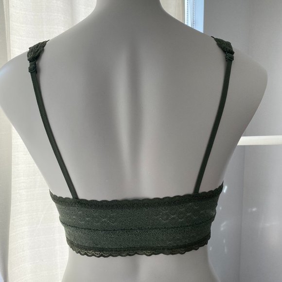 Green lace bralette. - Picture 2 of 2